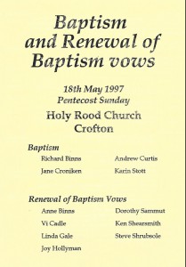 Baptism